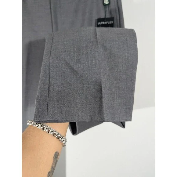 NWT LAUREN Ralph Lauren Pants Men 36x32 Gray Classic Fit Ultraflex Performance - Picture 5 of 9